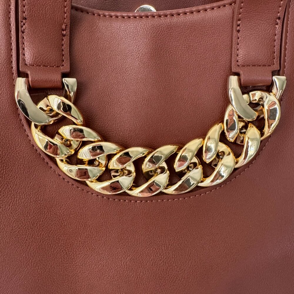 INC Handbag with Modern Chunky Chain Detail - Picture 2 of 13